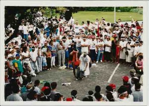 VI Grito do Excluidos – PASTORAL DA TERRA, Progresso é vida, pátria sem dívida. Apresentação grupo teatral 07/09/2000 – Recife(BETO OLIVEIRA)