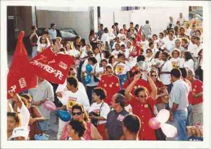 Ato dos Servidores Públicos Federais Av. Cde. Boa Vista /18.05.2000 Foto: Ivaldo Bezerra/ Lúmen