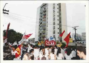 Ato dos Servidores Públicos Federais Av. Cde. Boa Vista /18.05.2000 Foto: Ivaldo Bezerra/ Lúmen