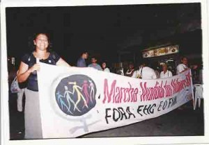 Marcha Mundial das Mulheres 21/03/2000 Recife- PE foto: Ivaldo Bezerra