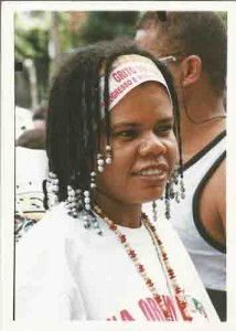 Participante do Grito dos Excluídos /2000 “Progresso é vida, pátria sem dívida” data: 07/09/2000 Recife foto: Beto Oliveira/ Lumen