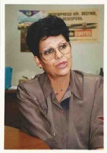 Ceres Figueiredo e assessor Fundadora da Creche Casa de Mirella e candidata a vereadora/ 2000 / Olinda (PT) foto: Ivaldo Bezerra