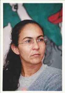 Heloísa Helena (AL) líder do PT no Senado durante lançamento de boletim especial do MST /14.07.2000 foto: Ivaldo Bezerra/ Lúmen