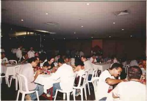 Seminário Novos Caminhos Financeiros “E nós para onde vamos? Seminário Novos Caminhos Financeiros “E nós para onde vamos?(Assembléia Prestação de Contas1999-Almoço dos Participantes) – jun/2000(Foto: Beto Oliveira/Lumen)