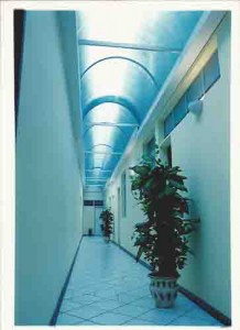 Reforma do Centro de Formação dos Bancários – Acesso a Recepção/jurídico – mar/2000 (Foto: Bezerra/Lumen)