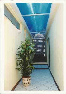 Reforma do Centro de Formação dos Bancários – Acesso a Recepção/jurídico – mar/2000 (Foto: Bezerra/Lumen)