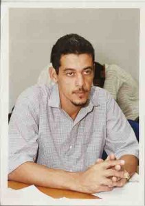 Carlos Henrique de melo membro da comissão de Fábrica da Usina Catende maio/2000 foto: Sérgio Figueiredo/ Grão