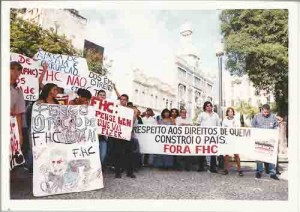 Ato em defesa dos trabalhadores / fevereiro – 2000 foto: Ivaldo Bezerra/ Lumen