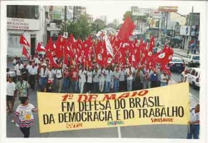 Passeata do 1º de maio Recife/ 2000 foto: Ivaldo Bezerra/Lumen