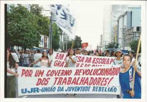 Passeata do 1º de maio Recife/ 2000 foto: Ivaldo Bezerra/Lumen