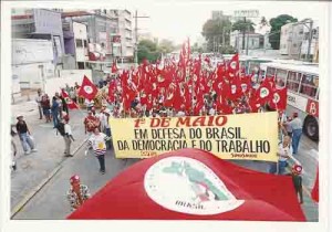 Passeata do 1º de maio Recife/ 2000 foto: Ivaldo Bezerra/Lumen