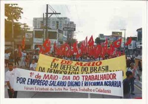 Passeata do 1º de maio Recife/ 2000 foto: Ivaldo Bezerra/Lumen
