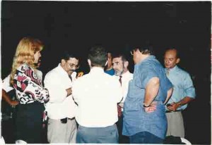 Representantes da Feeb/Contec tentam tumultuar apuração nas eleições sindicais 2000. foto: Ivaldo Bezerra/ Lumen – 26.10.2000