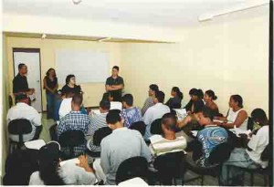 Oficina de sensibilização do programa Intercategorias p/ elevação de escolaridade (CUT-PE) 03.08.2000 foto: Ivaldo Bezerra/ Lúmen