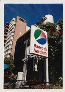 Fachada do Banco do Nordeste – Ag. Agamenon Magalhães – 18/02/2000(Foto: Ivaldo Bezerra)
