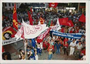 Passeata contra a corrupção. Ruas do Recife – 23/05/2001