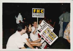 Manifestação contra o governo FHC corrupção e apagão – Maio/2001 (Ivaldo Bezerra/LUMEN)