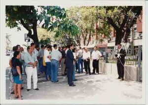 Ato no TRE contra projeto de FHC que altera a CLT e extingue garantias do trabalhador – 04/dez/2001(Beto Oliveira0 - LUMEN)