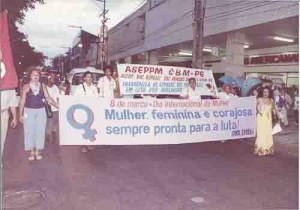 Dia internacional da Mulher 08 de março de 2001 fotos: Anderson Guedes