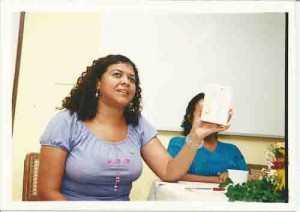 Suzineide Rodrigues, Sec. Finanças Dindicato – Ivaldo Bezerra / Lumen março/01