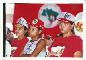 Dia da Mulher – Ato das Mulheres do MST. Clube da Chesf / 07.03.2001 foto: Ivaldo Bezerra/ Lumen