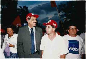 Vera Cisneiros, João Paulo, Jaime Amorim, Jurandir Correia(Assessor de Fernando Ferro) na marcha das Mulheres – 08/03/2001(Foto: Beto Oliveira/Lumen)