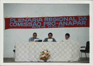Sindicato dos Bancários de PE(Auditório). Plenária Regional da Comissão Pró-ANAPAR – 21/04/2001