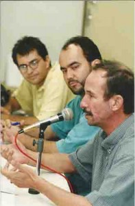 Morse Lyra (procurador do Ministério Público do Trabalho em Pernambuco) Seminário Estadual dos Bancáriuos e Assembléia de Prestação de Contas 2000 (Segurança e Terceirização) – Auditório do Sindicato dos Bancários data: 19/05/2001 foto: Beto Oliveira