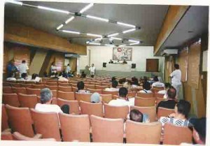 Seminário Estadual dos Bancáriuos e Assembléia de Prestação de Contas 2000 (Segurança e Terceirização) – Auditório do Sindicato dos Bancários data: 19/05/2001 foto: Beto Oliveira