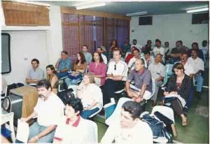 Conferência Estadual de Saúde e previdência dos Funcionários do banco do Brasil – AABB/ Recife dia: 08/04/2001 foto: Beto Oliveira/Lumen