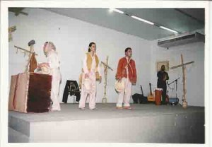 Comemoração da semana do Bancário Sexta-Cultural (dia 31/08/01) foto: Beto Oliveira