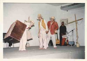 Comemoração da semana do Bancário Sexta-Cultural (dia 31/08/01) foto: Beto Oliveira