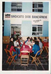 Festa de Comemoração dos 13 anos de gestão cutista e lançamento de vídeo sobre História do Sindicato 30/novembro/2001 foto: Beto Oliveira/ Lumen