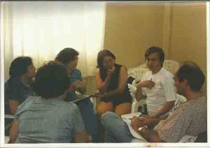 Formação Seminário regional dos Bancários Salgueiro - PE Participantes no trabalho em grupo dia: 25 de agosto de 2001 foto: Almir Torres