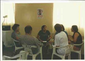 Formação Seminário regional dos Bancários Salgueiro - PE Participantes no trabalho em grupo dia: 25 de agosto de 2001 foto: Almir Torres