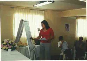 Formação Seminário regional dos Bancários Salgueiro – PE bancária Dia: 25 de agosto de 2001 foto: Almir Torres