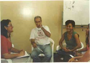 Formação Seminário regional dos Bancários Salgueiro – PE bancária Dia: 25 de agosto de 2001 foto: Almir Torres