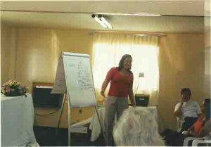 Formação Seminário regional dos Bancários Salgueiro – PE bancária Dia: 25 de agosto de 2001 foto: Almir Torres