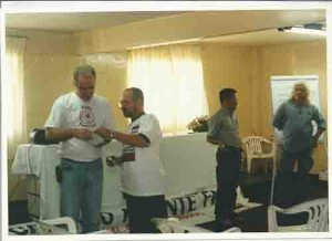 Formação Seminário regional dos Bancários Salgueiro - PE Diretores Miguel Anacleto, Francisco Silva (Chico) e  Almir Torres Dia: 25 de agosto de 2001