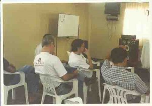 Formação Seminário regional dos Bancários Salgueiro - PE  Participantes da Plenária Dia: 25 de agosto de 2001 foto: Almir Torres