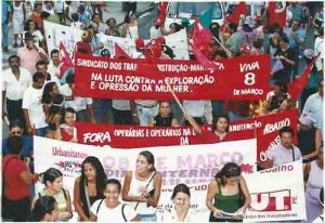 Passeata pela passagem do Dia da Mulher data: 08/03/2001 foto: Beto Oliveira/ Lumen