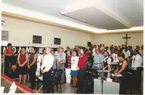 Ato Público pelo julgamento dos mandantes e assassinos de Margarida Alves – Líder Sindical local: Câmara Municipal de Olinda (01/06/2001) foto: Ivaldo Bezerra
