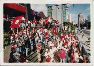 Ocupação MST no BNB(Boa Vista) – 05/09/2001(foto: Beto Oliveira)
