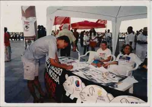 Comemoração do dia do Trabalho – Marco Zero(Recife Antigo) – 01/05/2001(Foto: Ivaldo Bezerra)