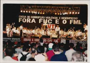 Comemoração do dia do Trabalho – Marco Zero(Recife Antigo) – 01/05/2001(Foto: Ivaldo Bezerra)