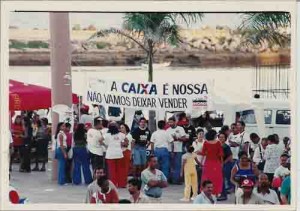 Comemoração do dia do Trabalho – Marco Zero(Recife Antigo) – 01/05/2001(Foto: Ivaldo Bezerra)