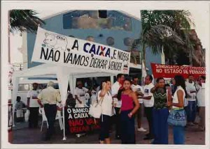 Comemoração do dia do Trabalho – Marco Zero(Recife Antigo) – 01/05/2001(Foto: Ivaldo Bezerra)