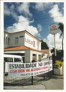 Paralisação no HSBC (agência Paissandú) dia 29/08/01 fotos: Alexandre Albuquerque