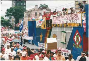 8º Grito dos excluídos – Soberania não se Negocia. Panorâmica da passeata data: 07/09/2002 Foto: Beto Oliveira/Lumen