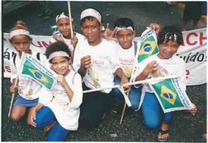 8º Grito dos excluídos – Soberania não se Negocia. Crianças participam ativamente da mobilização data: 07/09/2002 Foto: Beto Oliveira/Lumen